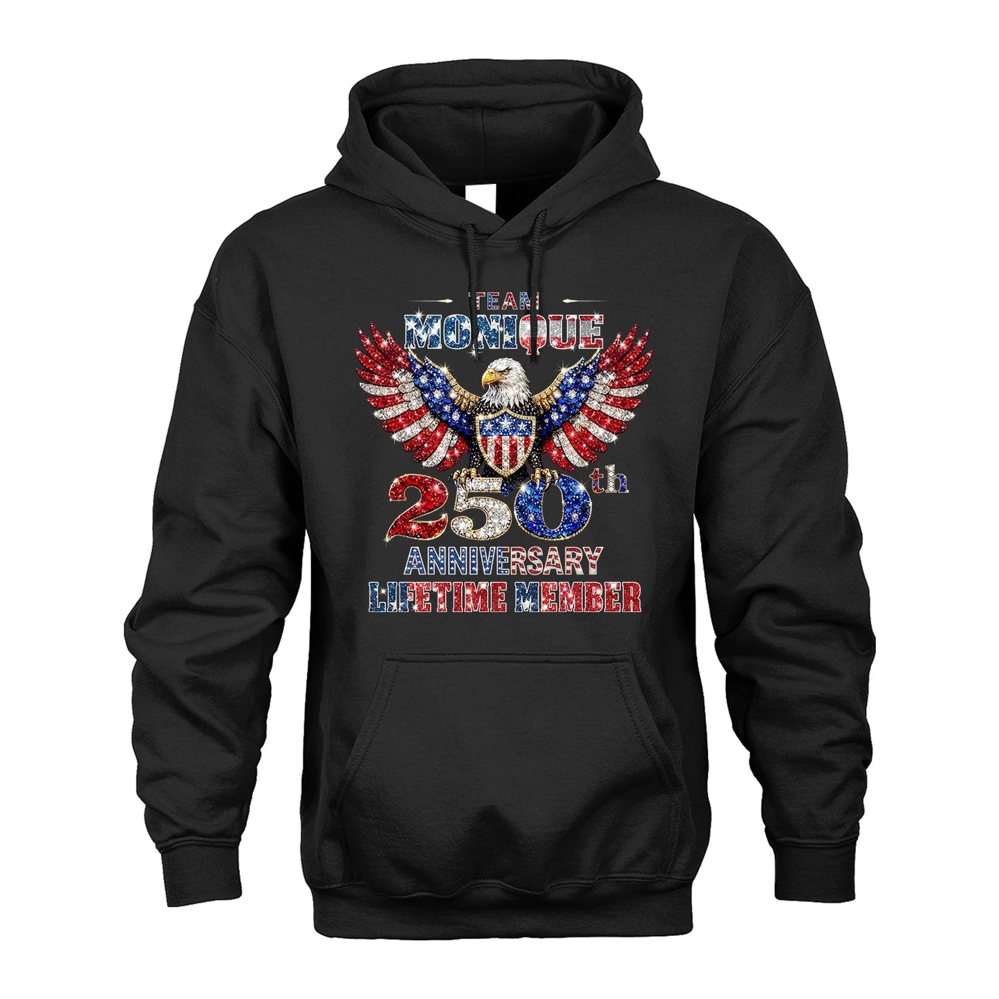 MONIQUE 13K1-523 Personalized "Team...Lifetime Member" America 250 Design