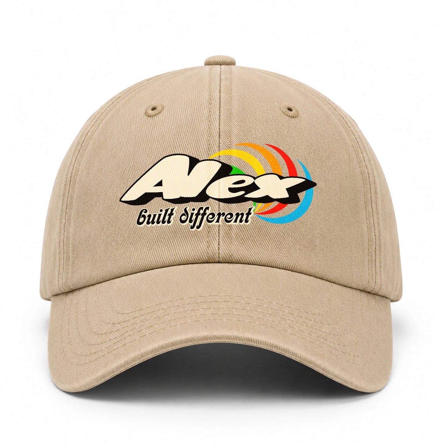 Your Name Built Different Retro Washed Cap ALEX 13K1 C55PF