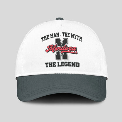 The Man The Myth The Legend Custom Initial Letter And Name Cap MENDOZA 13K1 C38PF