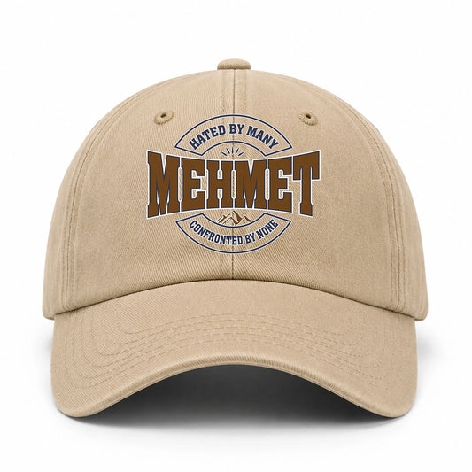 Hated By Many Confronted By None Washed Cap MEHMET 13K1 C36PF
