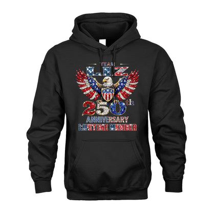 LIZ 13K1-523 Personalized "Team...Lifetime Member" America 250 Design