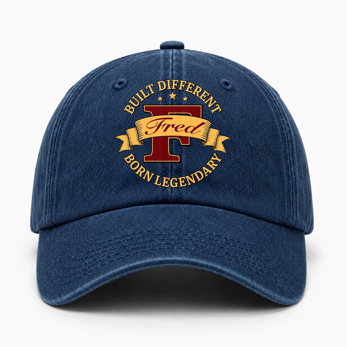 Built Different Born Legendary Royal Washed Cap FRED 13K1 C71PF
