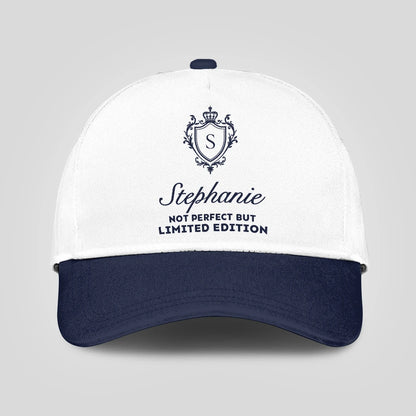 Not Perfect But Limited Edition Blue And White Luxury Cap STEPHANIE 13K1 C151PF