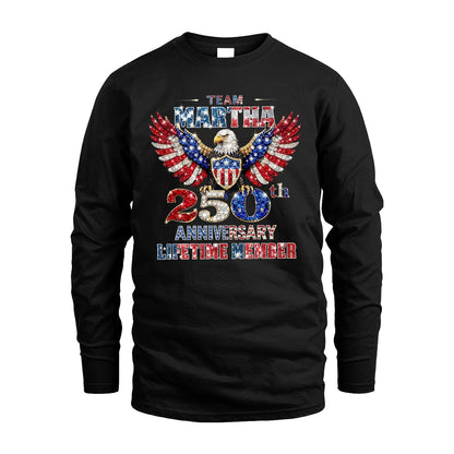 MARTHA 13K1-523 Personalized "Team...Lifetime Member" America 250 Design