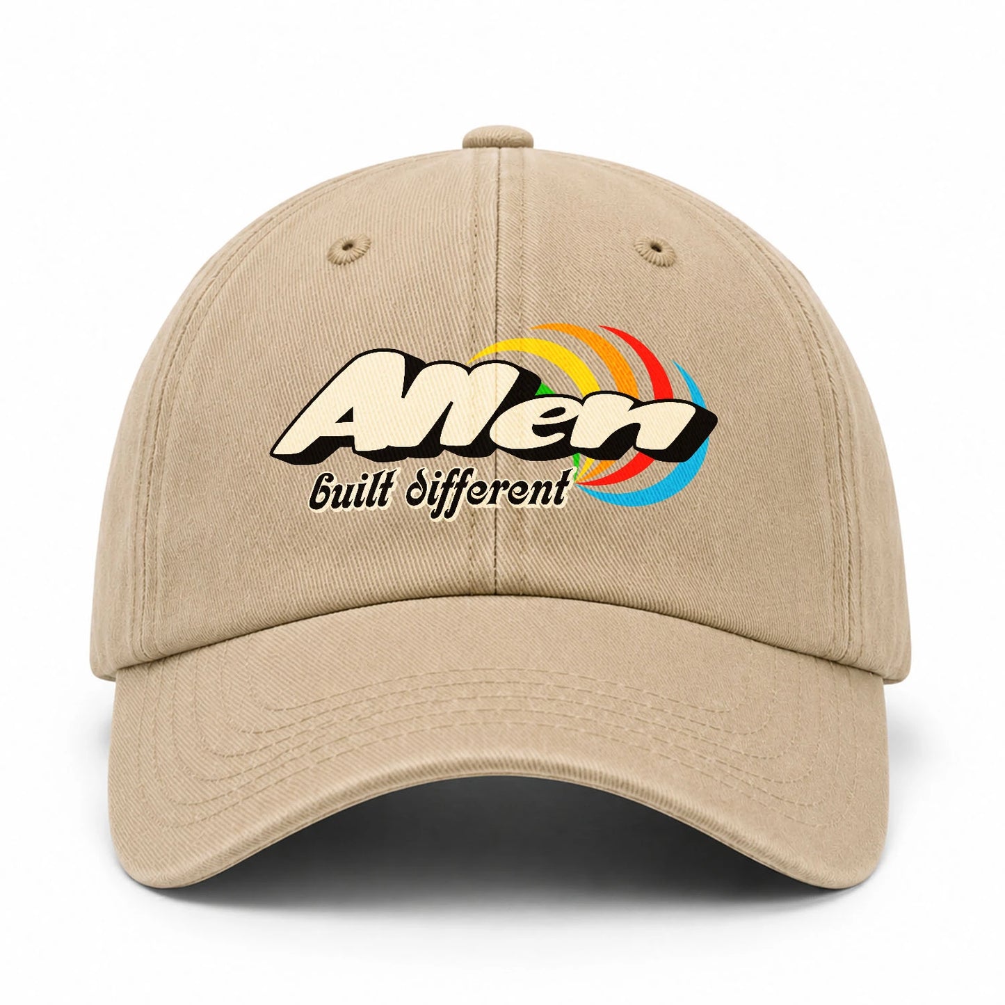 Your Name Built Different Retro Washed Cap ALLEN 13K1 C55PF