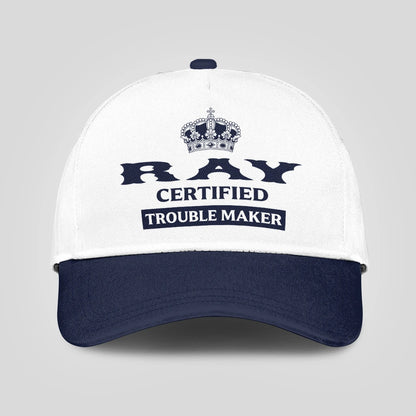 Certified Your Name Trouble Maker Washed Cap RAY 13K1 C148PF