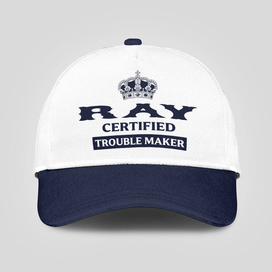 Certified Your Name Trouble Maker Washed Cap RAY 13K1 C148PF