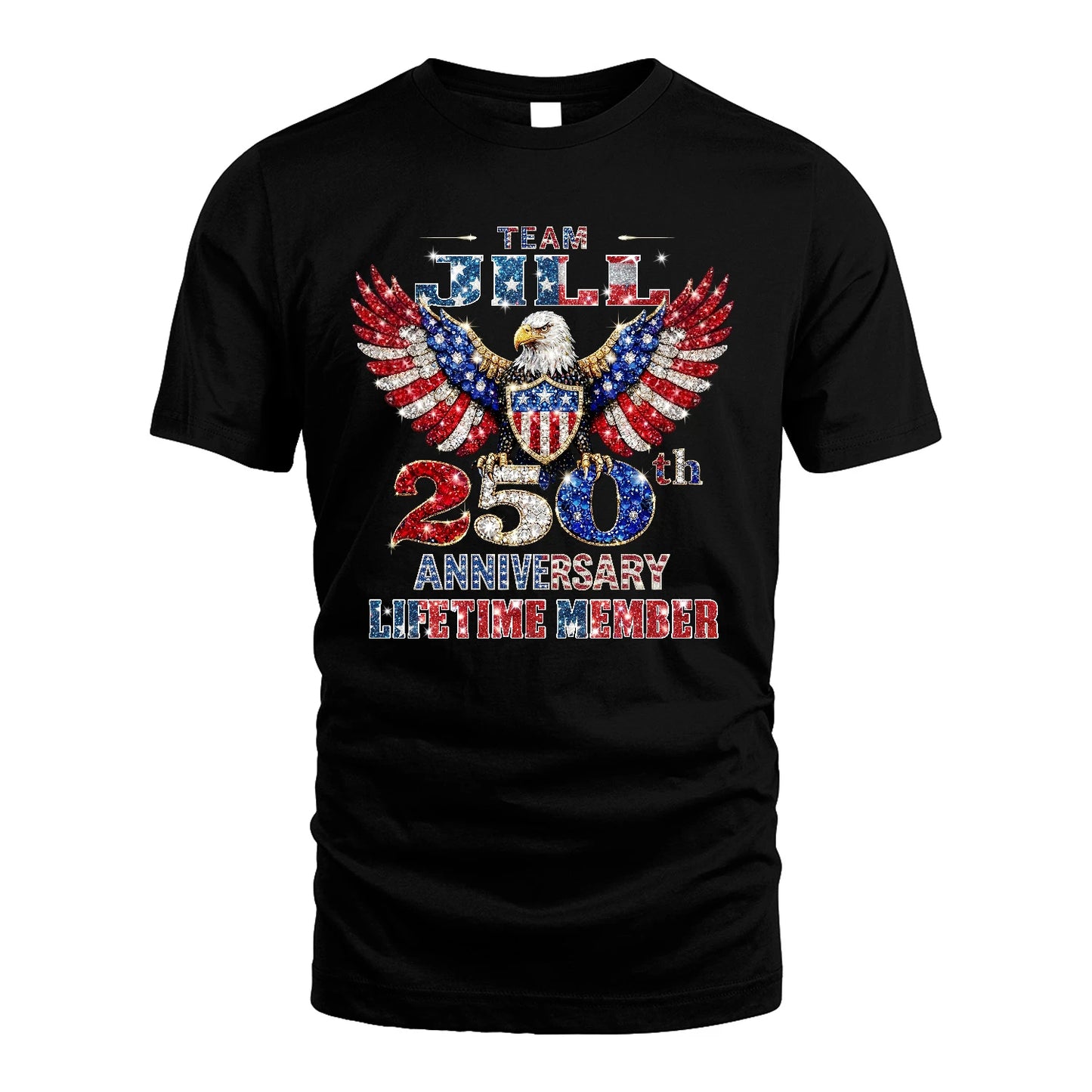 JESUS 13K1-523 Personalized "Team...Lifetime Member" America 250 Design