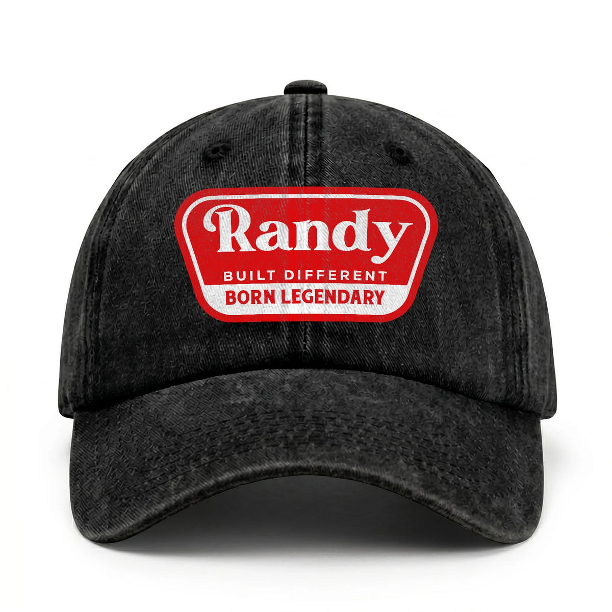 Built Different Born Legendary Red Logo Washed Cap RANDY 13K1 C63PF
