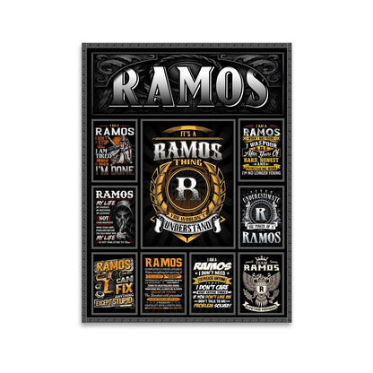 RAMOS Personalized Sponge Floor Mat – Custom Printed Home Decor 13K1-AR2