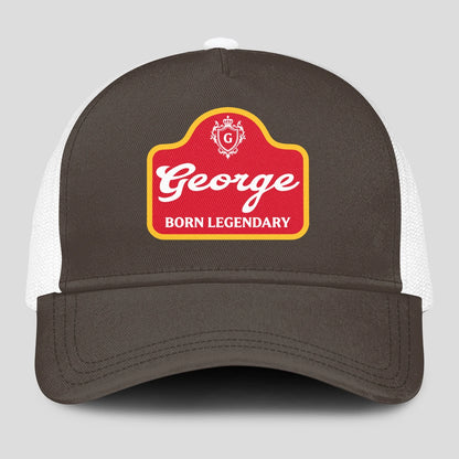 Born Legendary Charcoal Mesh Cap GEORGE 13K1 C196PF