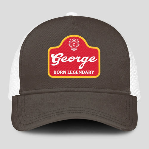Born Legendary Charcoal Mesh Cap GEORGE 13K1 C196PF