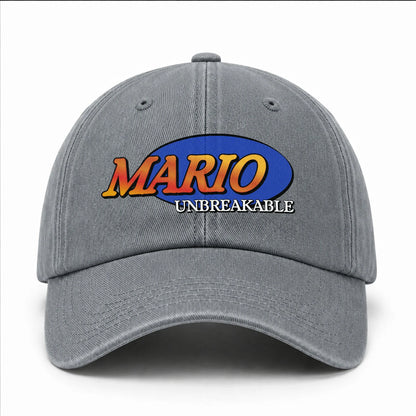 Your Name Unbreakable Washed Cap MARIO 13K1 C68PF