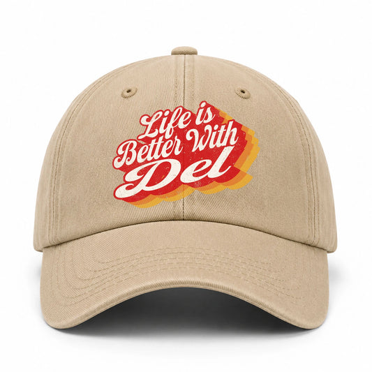 Life Is Better With Your Name Vintage Washed Cap DEL 13K1 C67PF