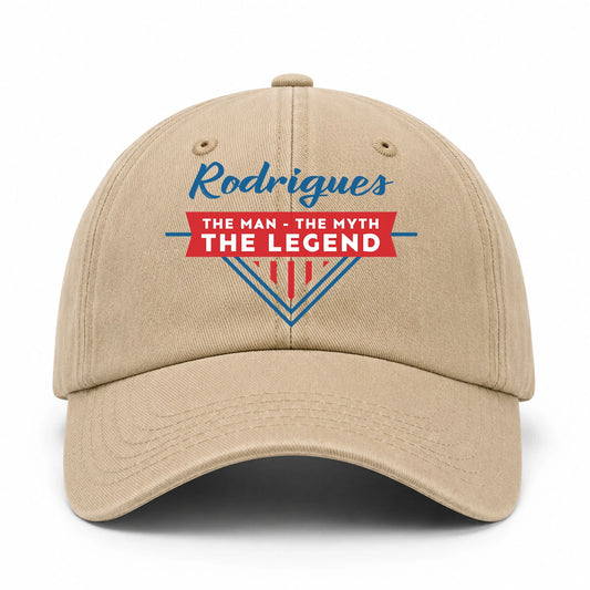 The Man The Myth The Legend Logo Washed Cap RODRIGUES 13K1 C37PF