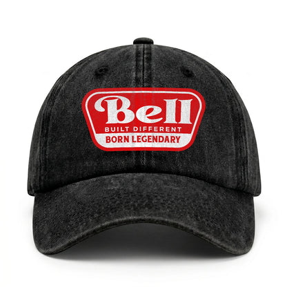 Built Different Born Legendary Red Logo Washed Cap BELL 13K1 C63PF