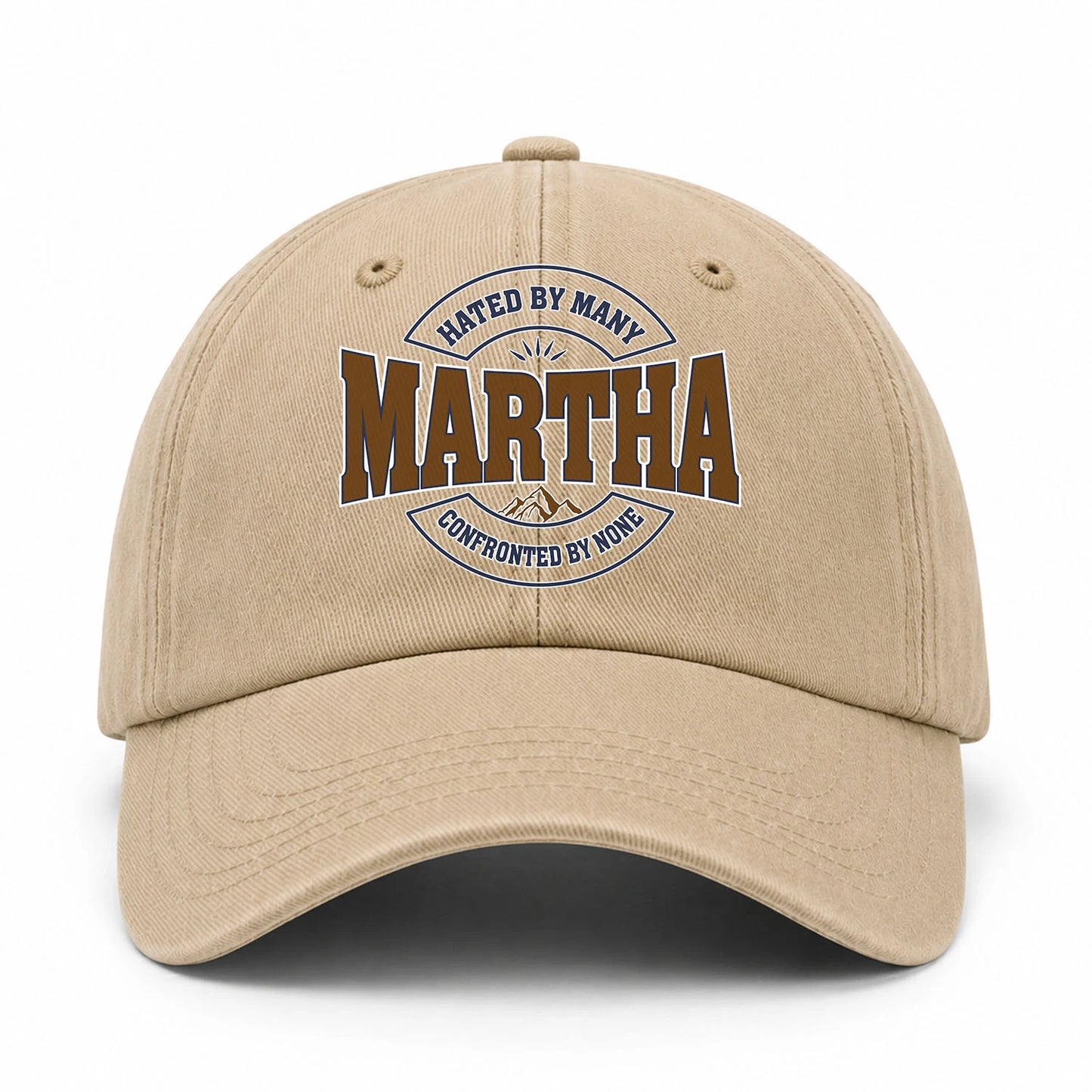 Hated By Many Confronted By None Washed Cap MARTHA 13K1 C36PF