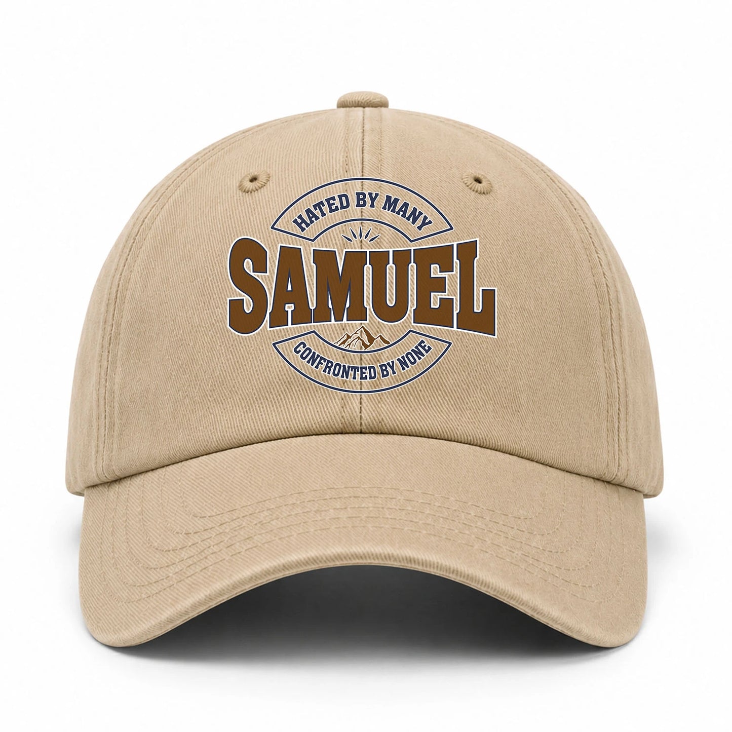 Hated By Many Confronted By None Washed Cap SAMUEL 13K1 C36PF