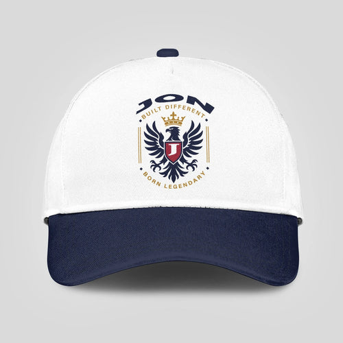 Built Different Born Legendary Elegant Blue And White Cap JON 13K1 C76PF