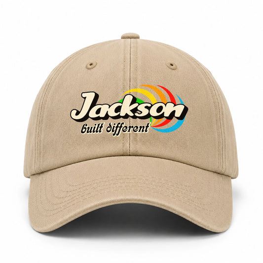 Your Name Built Different Retro Washed Cap JACKSON 13K1 C55PF