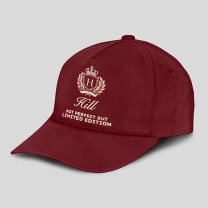 Not Perfect But Limited Edition Luxury Burgundy Cap HILL 13K1 C154PF