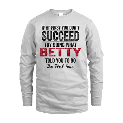 BETTY 13K1-357 If At First You Don't Succeed...