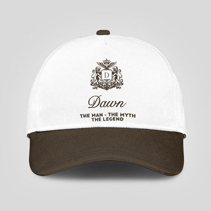 The Man The Myth The Legend Brown Cap DAWN 13K1 C47PF