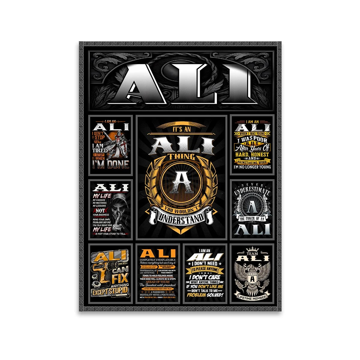 ALI Personalized Sponge Floor Mat – Custom Printed Home Decor 13K1-AR2