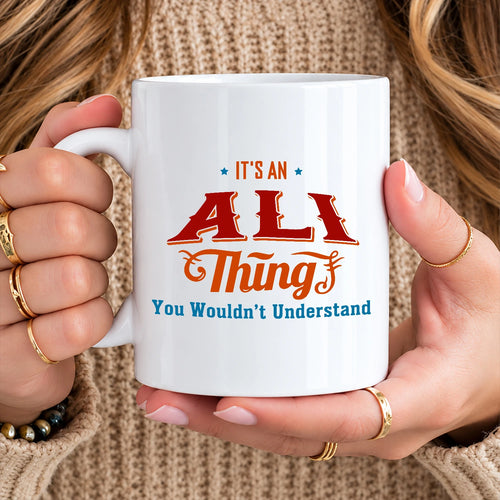 It's A Your Name Thing You Wouldn't Understand Retro Mug ALI 13K1 MG26