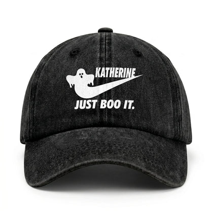 Just Boo It Halloween Washed Cap KATHERINE 13K1 C83PF