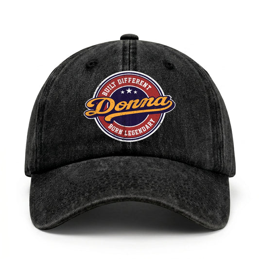 Built Different Born Legendary Logo Washed Cap DONNA 13K1 C65PF