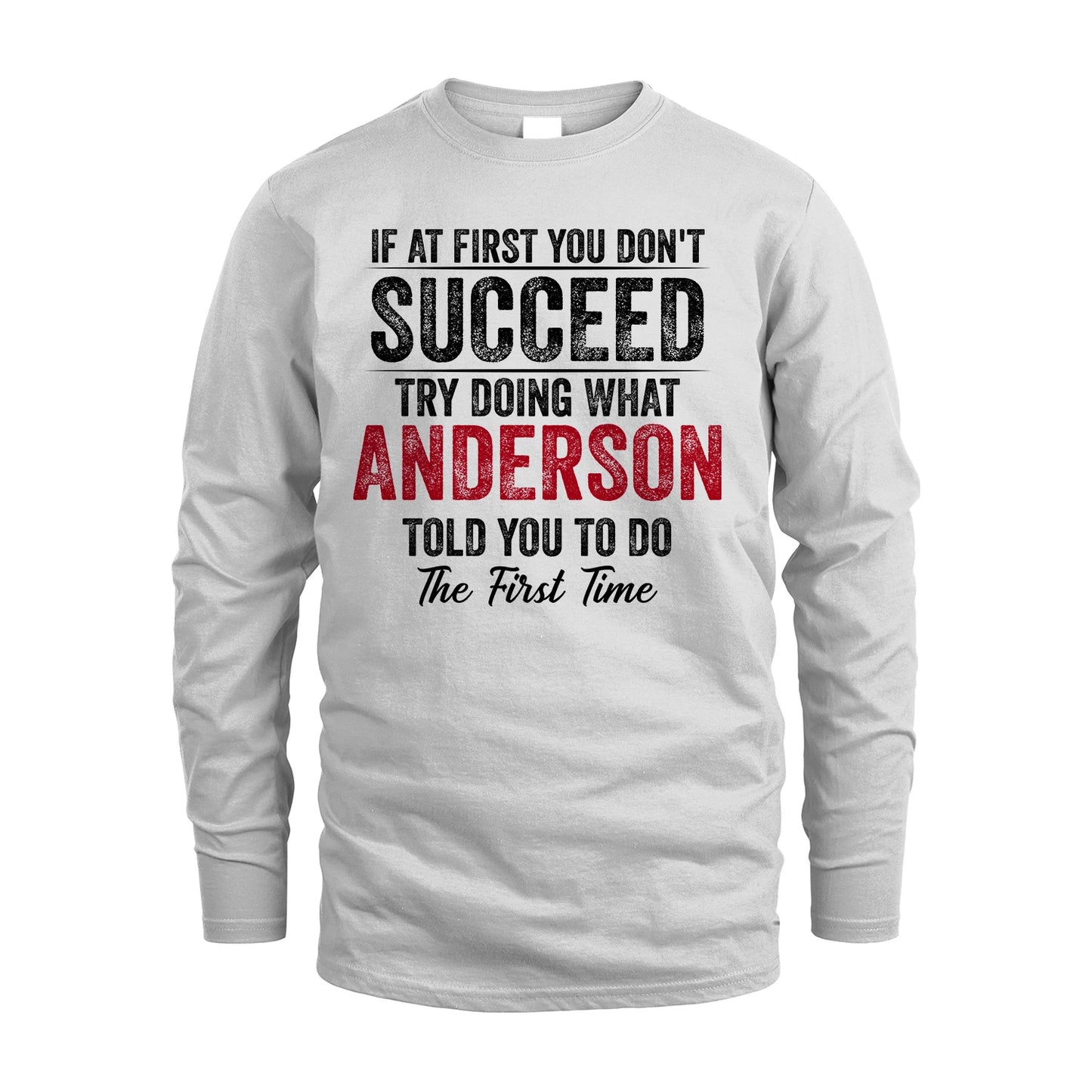 ANDERSON 13K1-357 If At First You Don't Succeed...