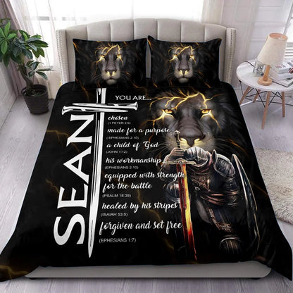 SEAN Limited Edition Personalized Bedding Set 13K1-BS1