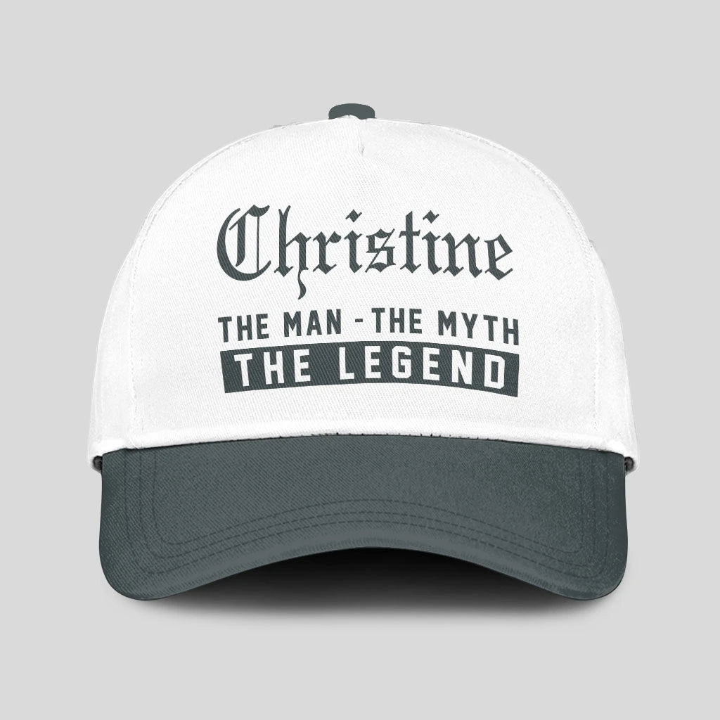 The Man The Myth The Legend Luxury Cap CHRISTINE 13K1 C39PF