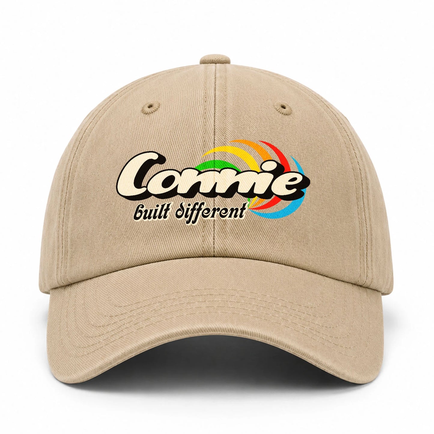 Your Name Built Different Retro Washed Cap CONNIE 13K1 C55PF