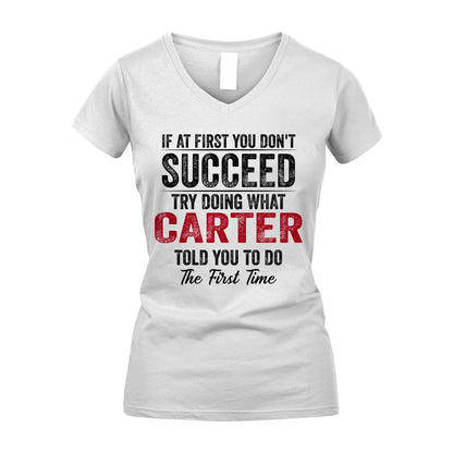 CARTER 13K1-357 If At First You Don't Succeed...
