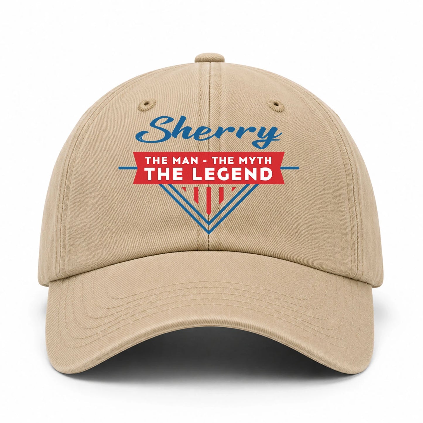 The Man The Myth The Legend Logo Washed Cap SHERRY 13K1 C37PF