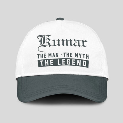 The Man The Myth The Legend Luxury Cap KUMAR 13K1 C39PF