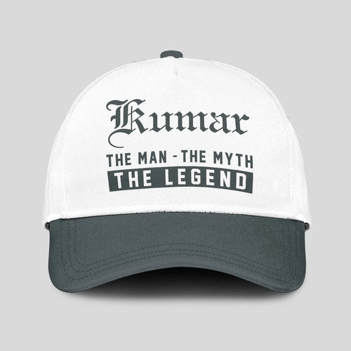 The Man The Myth The Legend Luxury Cap KUMAR 13K1 C39PF