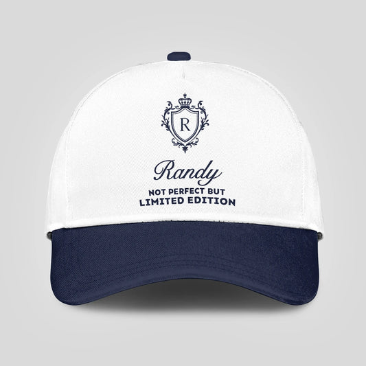 Not Perfect But Limited Edition Blue And White Luxury Cap RANDY 13K1 C151PF