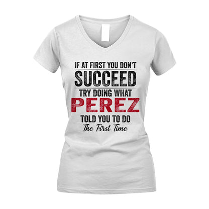 PEREZ 13K1-357 If At First You Don't Succeed...