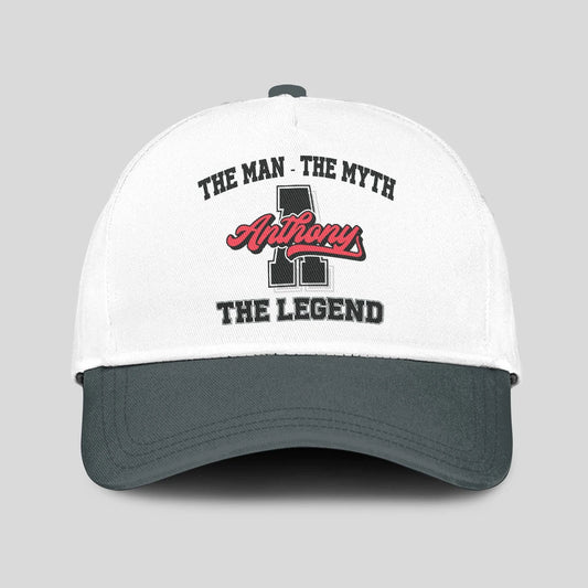 The Man The Myth The Legend Custom Initial Letter And Name Cap ANTHONY 13K1 C38PF