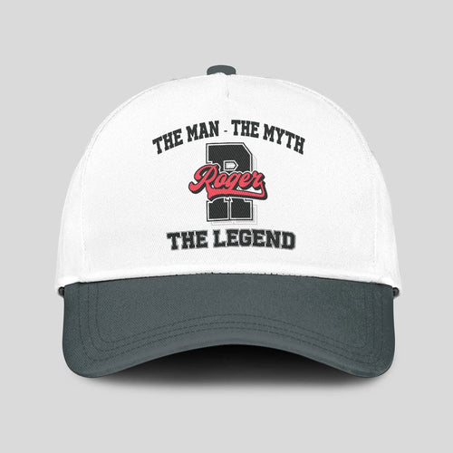 The Man The Myth The Legend Custom Initial Letter And Name Cap ROGER 13K1 C38PF