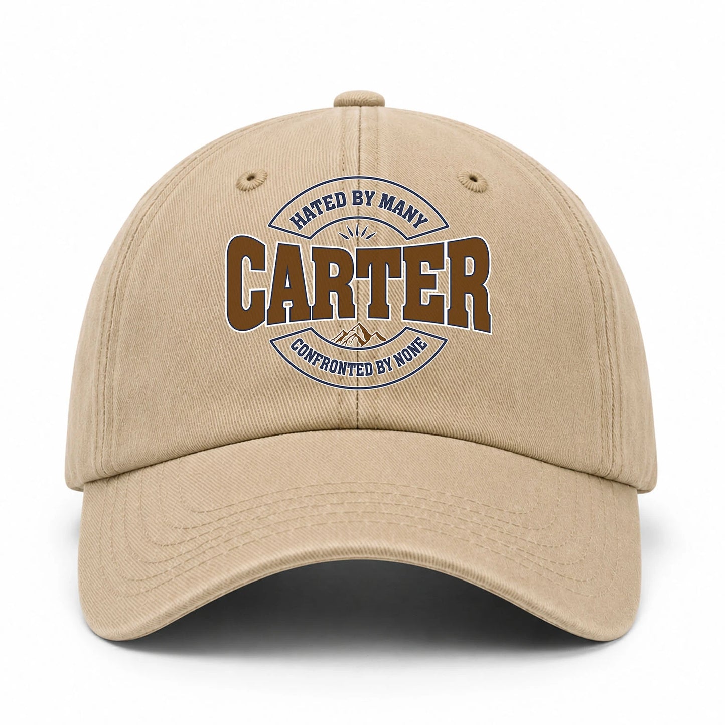 Hated By Many Confronted By None Washed Cap CARTER 13K1 C36PF