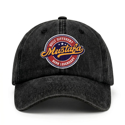 Built Different Born Legendary Logo Washed Cap MUSTAFA 13K1 C65PF