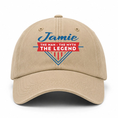 The Man The Myth The Legend Logo Washed Cap JAMIE 13K1 C37PF
