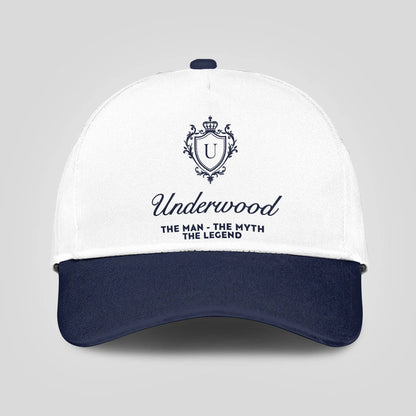 The Man The Myth The Legend Blue Cap UNDERWOOD 13K4 C46PF