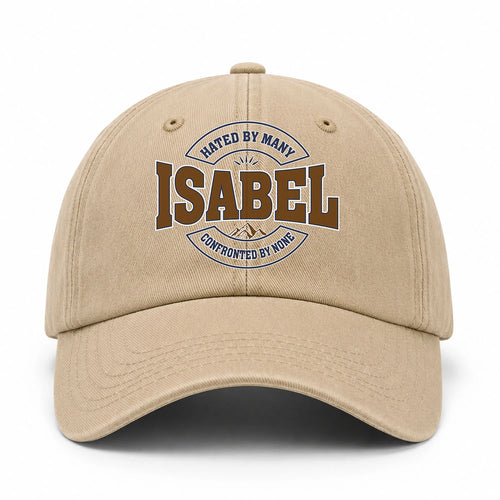 Hated By Many Confronted By None Washed Cap ISABEL 13K1 C36PF