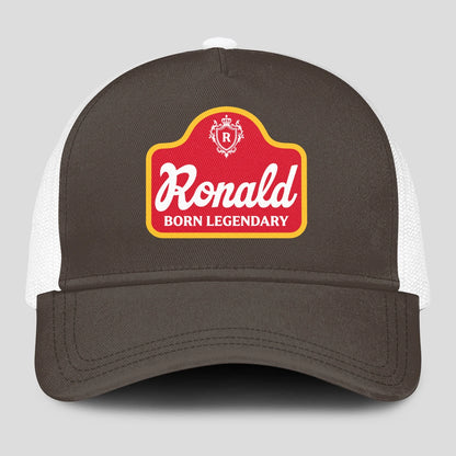 Born Legendary Charcoal Mesh Cap RONALD 13K1 C196PF