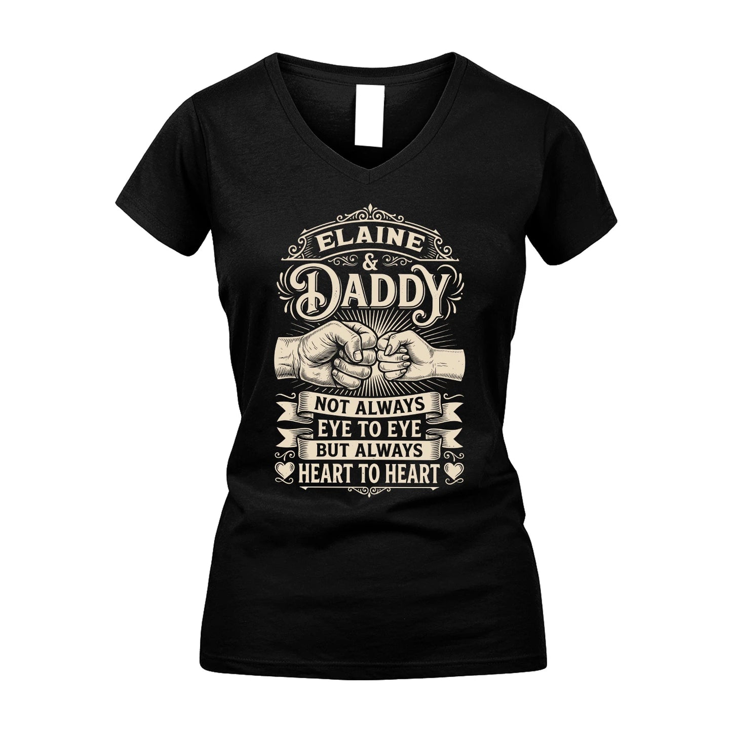 ELAINE 13K1-543 Daddy Not Always Eye to Eye But Always Heart to Heart